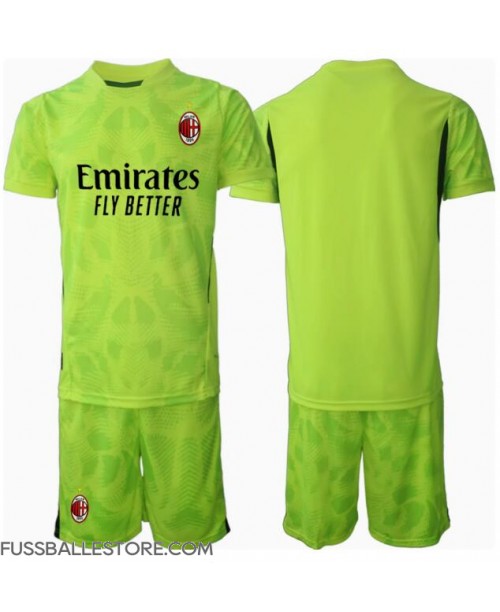 Günstige AC Milan Torwart 3rd trikot Kinder 2024-25 Kurzarm (+ Kurze Hosen)